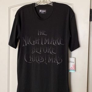 LuLaRoe Disney Nightmare Before Christmas Unisex Patrick T Shirt New Black NWT
